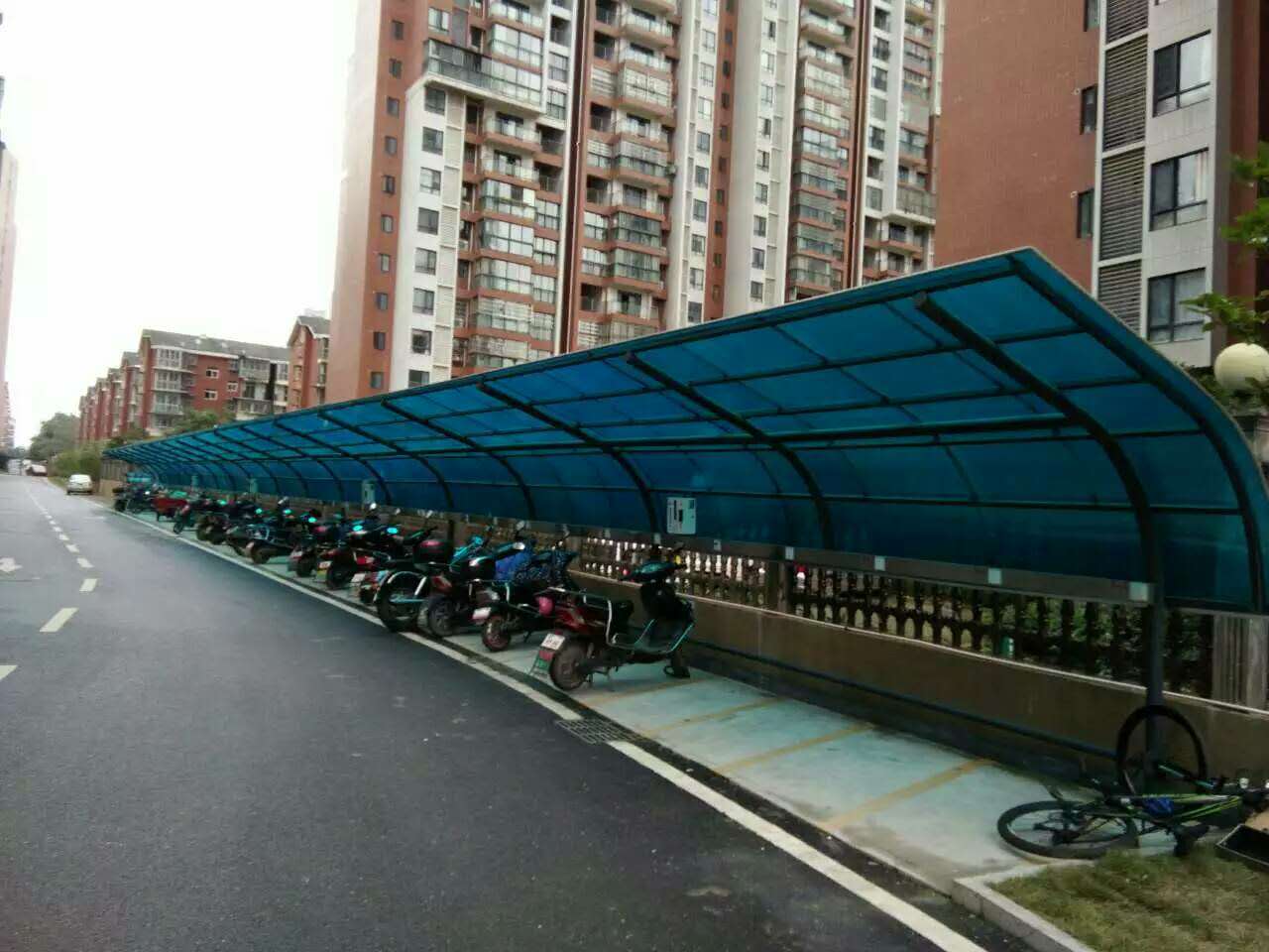 湖南单车雨棚